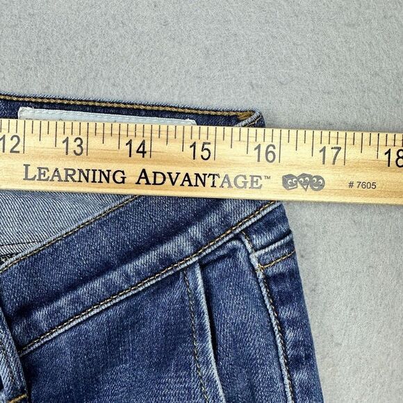 Rag & Bone Blue Matces Women's Jeans Size 28 Cropped Medium Wash Distressed - Picture 11 of 13